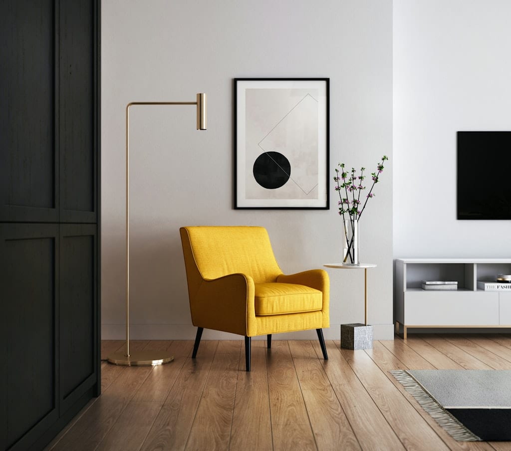 A living room before redesign